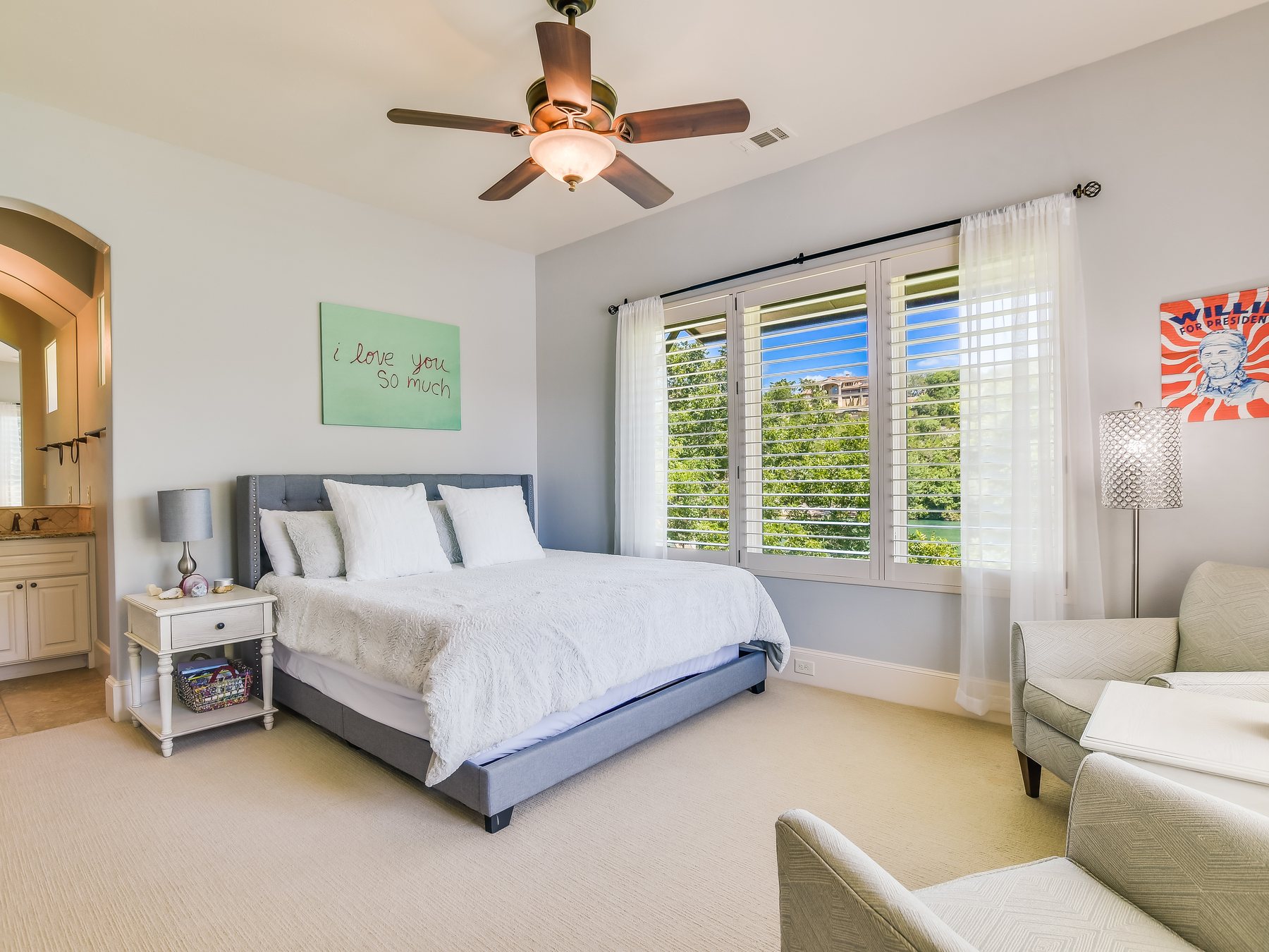 Upstairs King bedroom